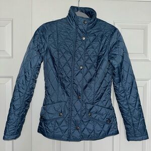 Barbour Quilted Snap-Front Puffer Jacket